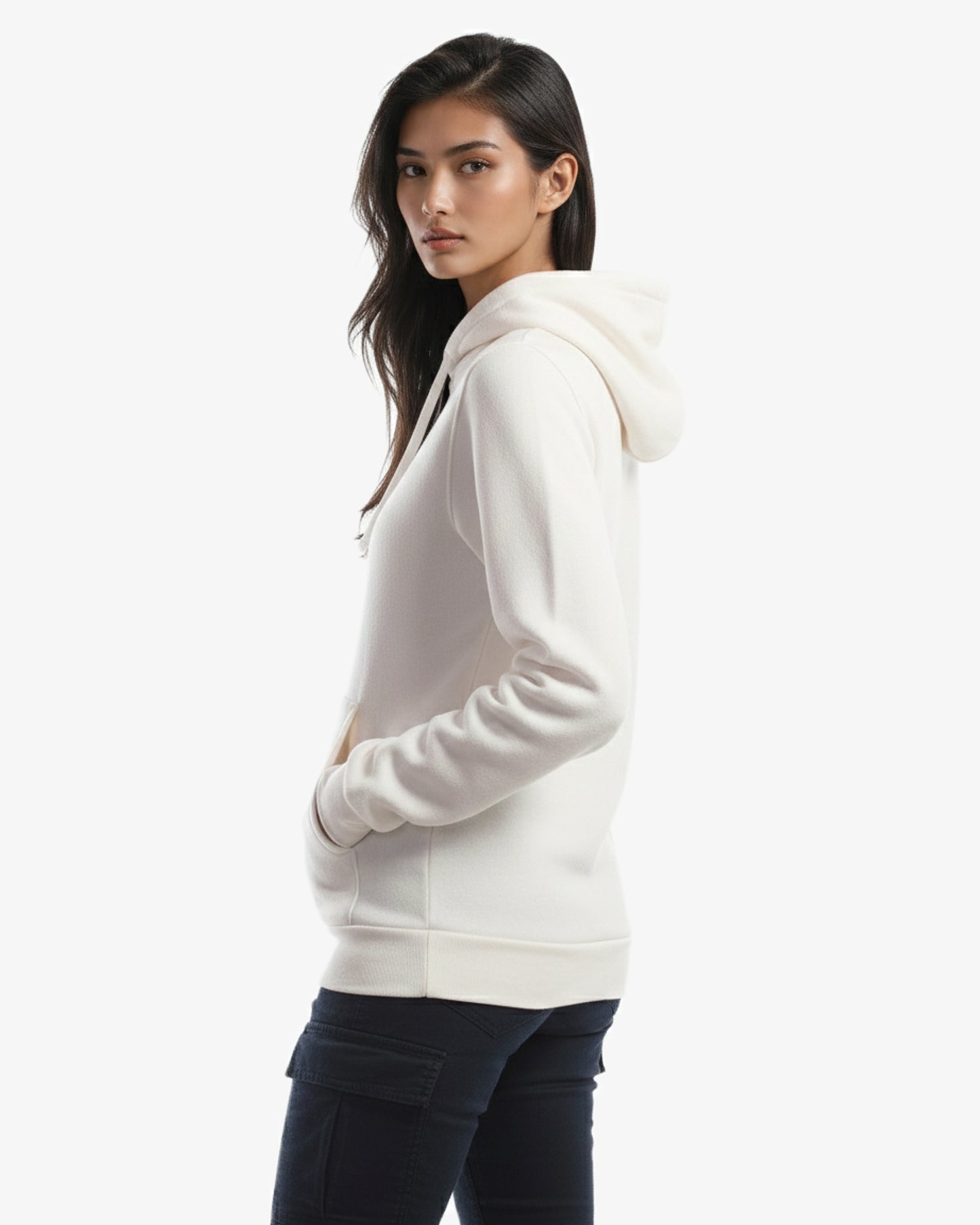 Three End Bamboo Fleece Hooded Sweatshirt