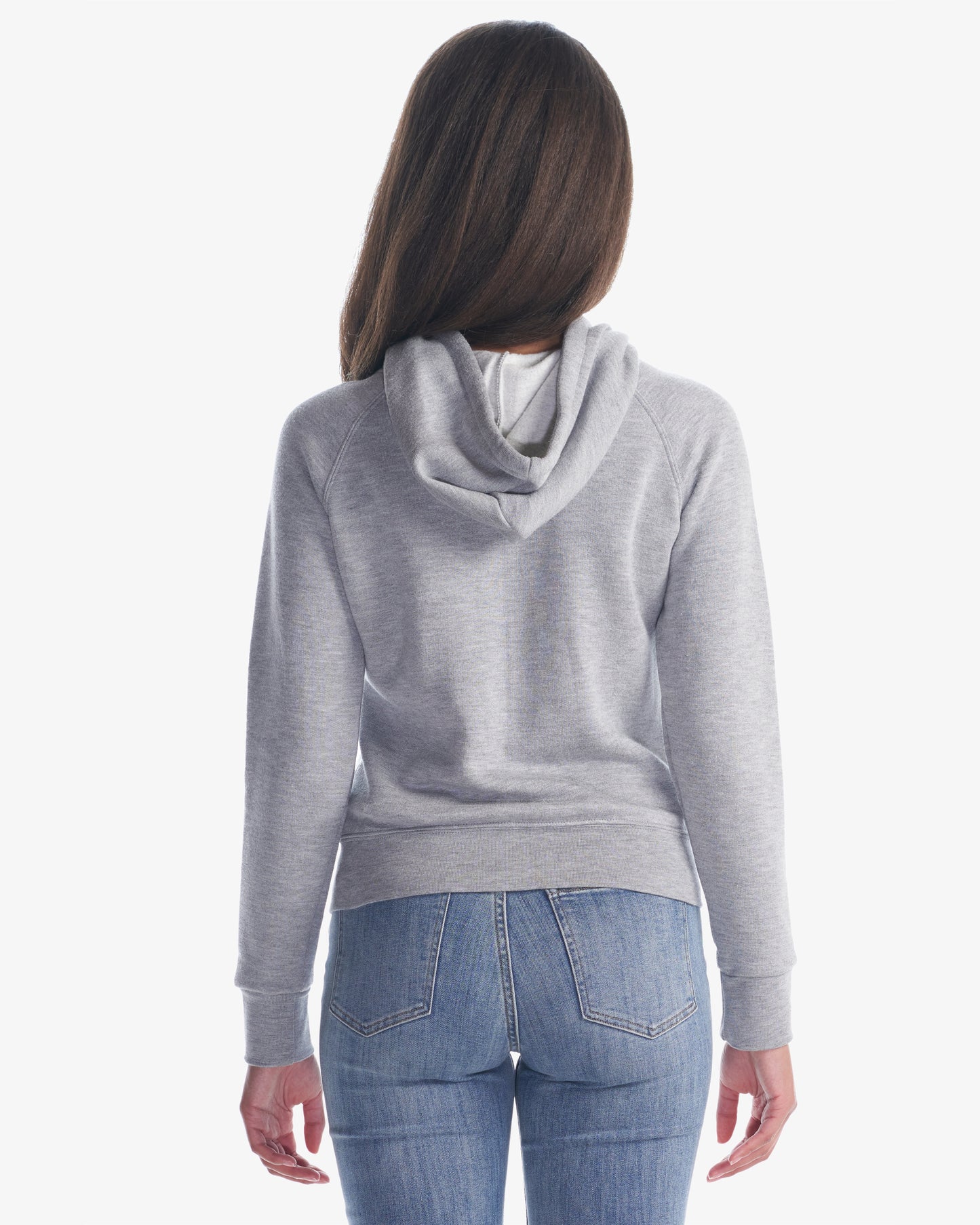 Ladies Three-End Bamboo Fleece Full Zip Hooded Sweatshirt