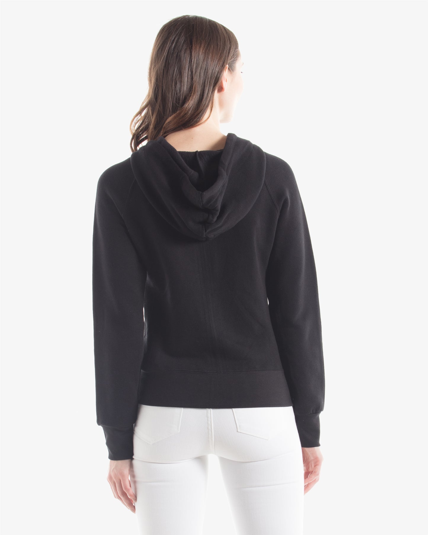 Ladies Three-End Bamboo Fleece Full Zip Hooded Sweatshirt