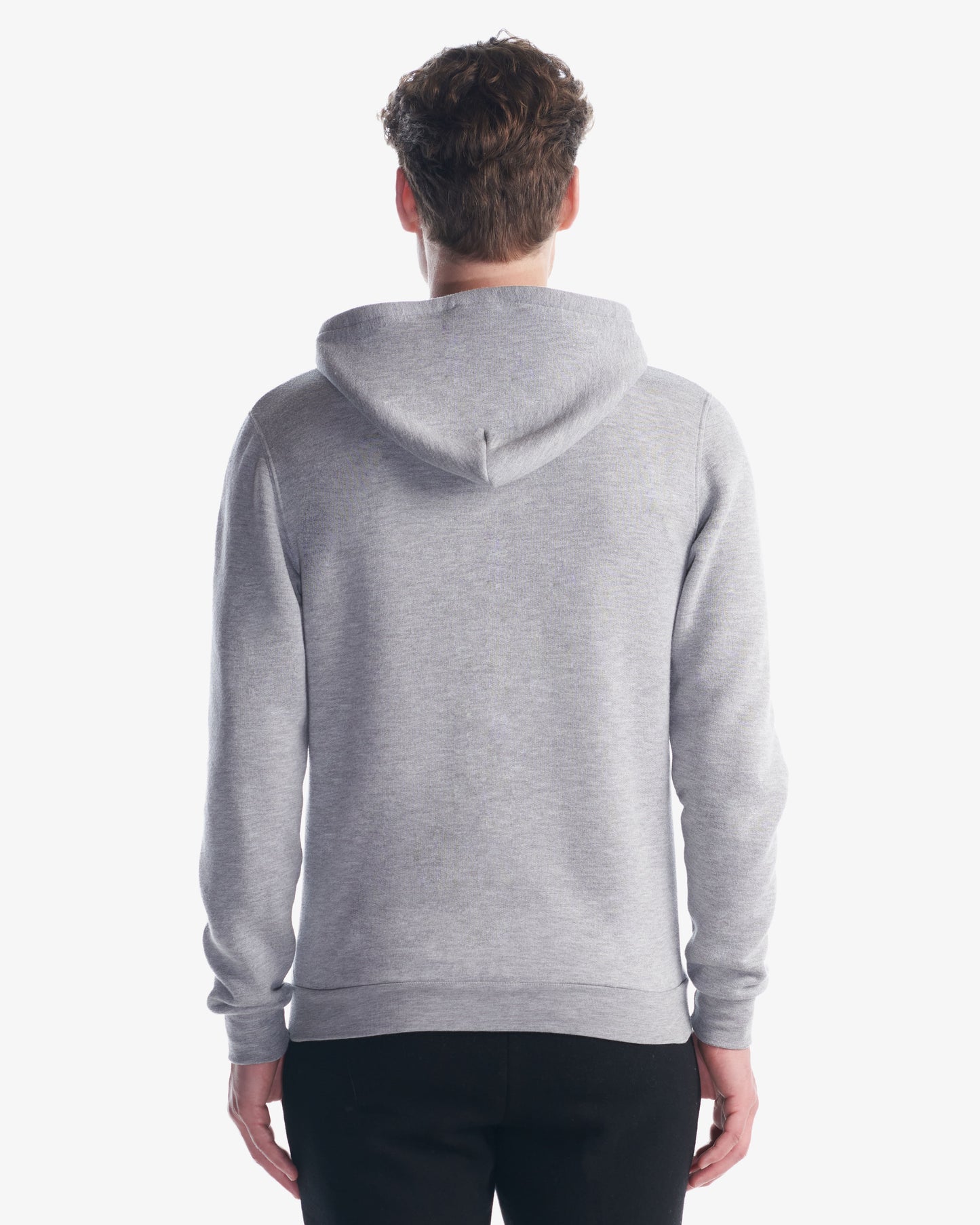 Unisex Three-End Bamboo Full Zip Hooded Sweatshirt