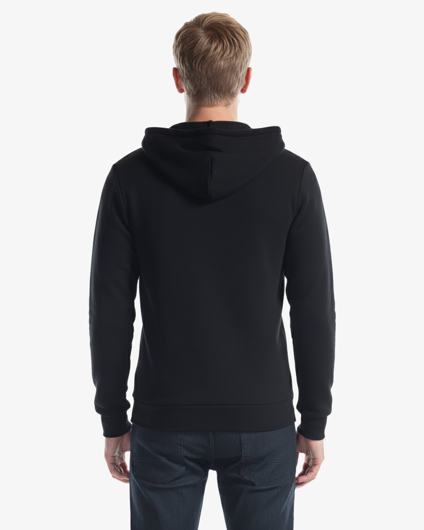 Unisex Three-End Bamboo Full Zip Hooded Sweatshirt