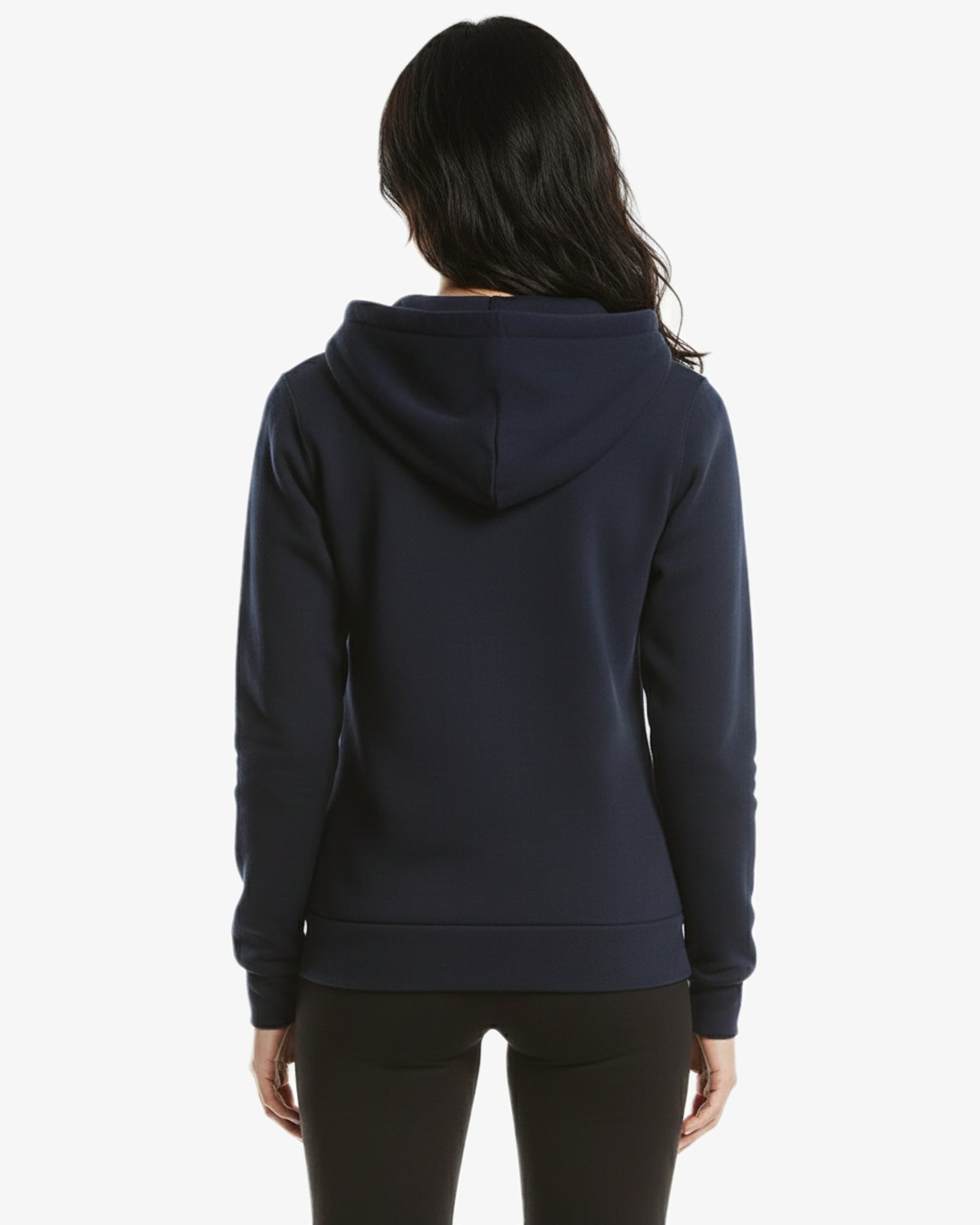 Unisex Three-End Bamboo Full Zip Hooded Sweatshirt
