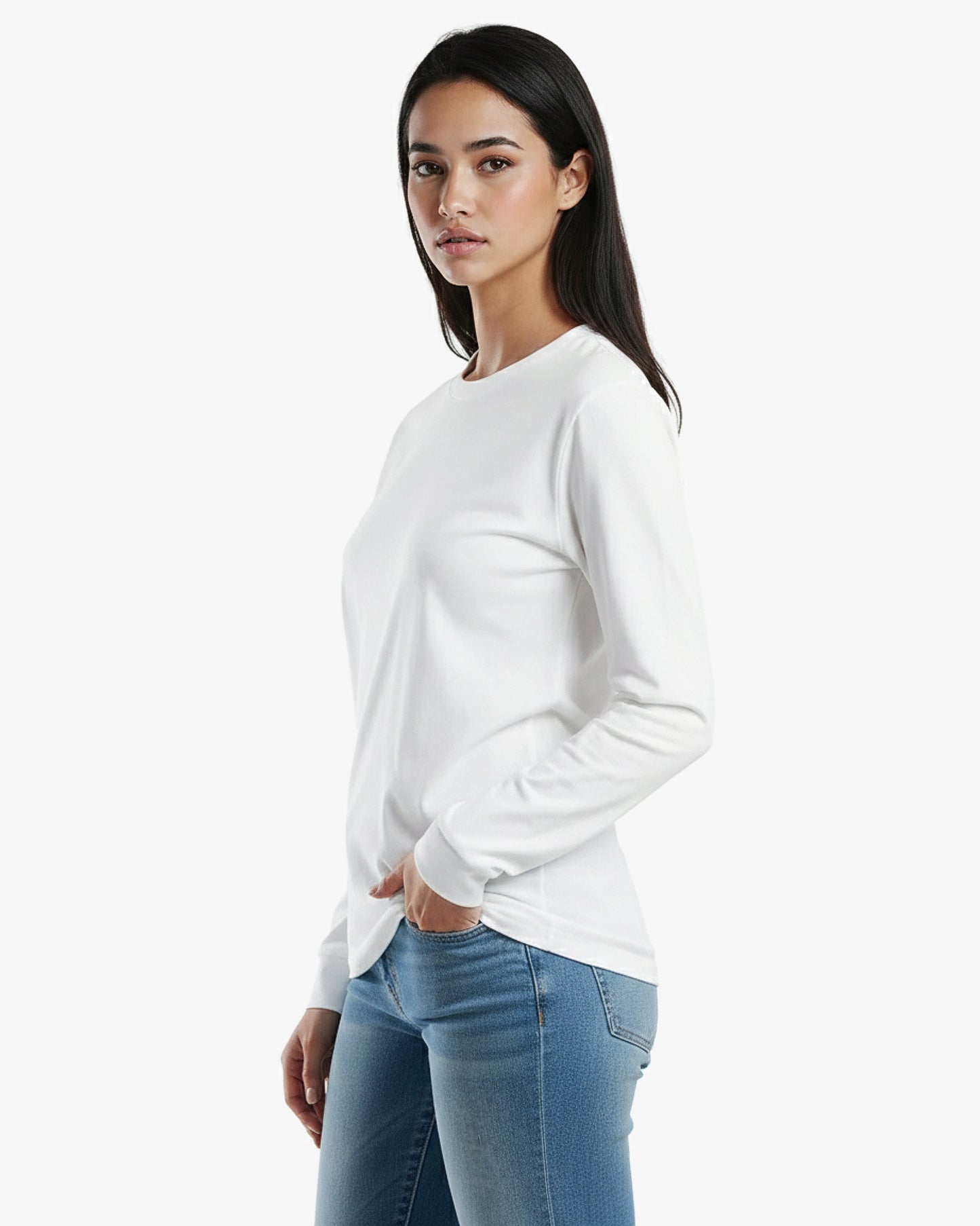 Fine Jersey Long Sleeve T-Shirt