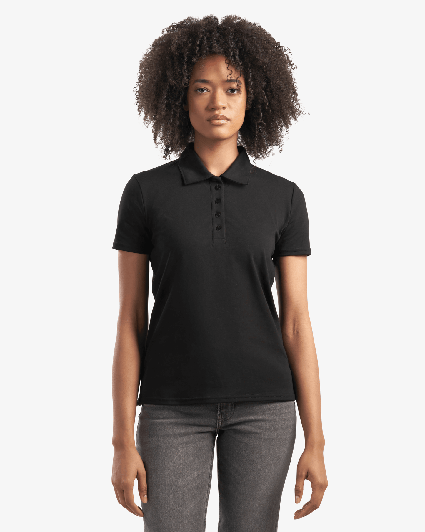 Ladies Relaxed Fit Bamboo Polo