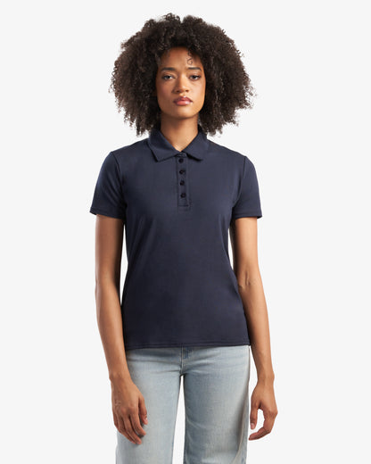 Ladies Relaxed Fit Bamboo Polo