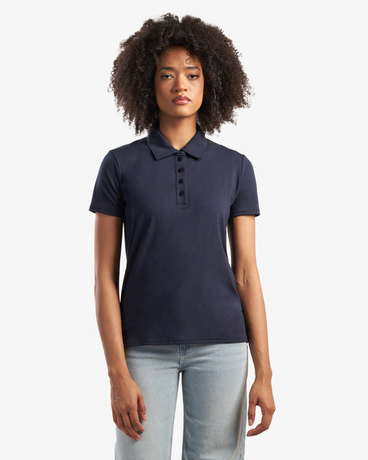 Ladies Relaxed Fit Bamboo Polo