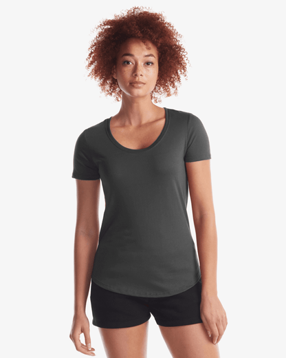 Ladies Bamboo Relaxed Fit Scoop Bottom T-Shirt