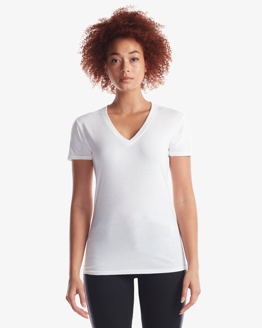 Ladies Bamboo Foundation V-Neck