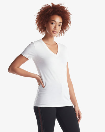 Ladies Bamboo Foundation V-Neck