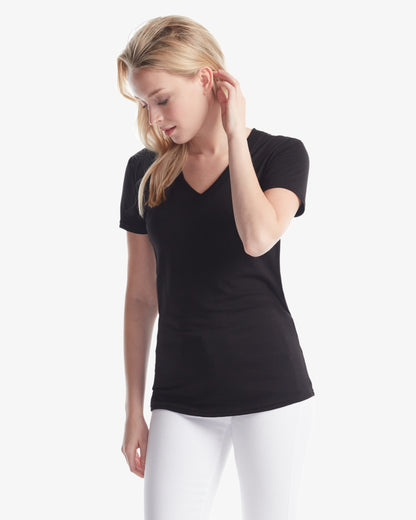 Ladies Bamboo Foundation V-Neck