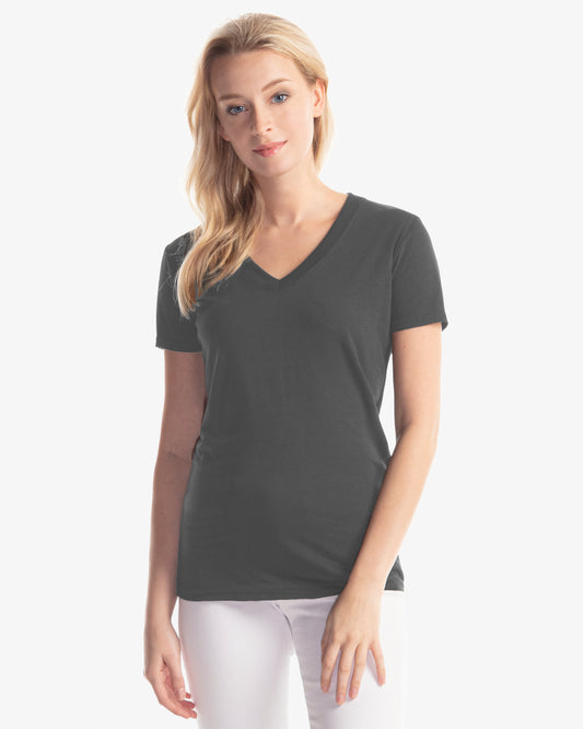 Ladies Bamboo Foundation V-Neck