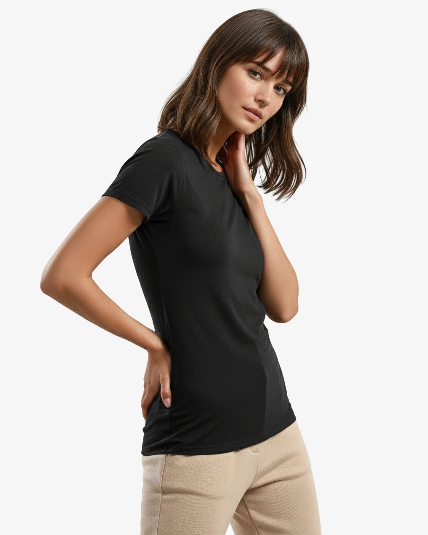 Bamboo Ladies Crewneck T