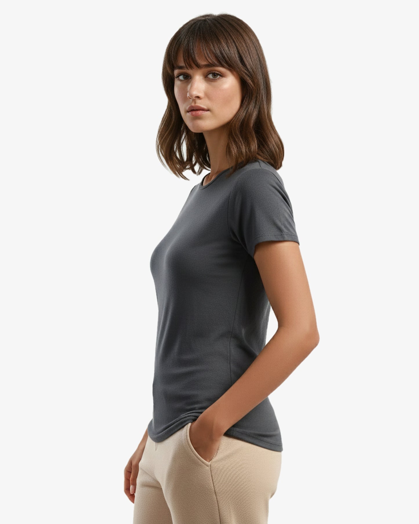 Bamboo Ladies Crewneck T