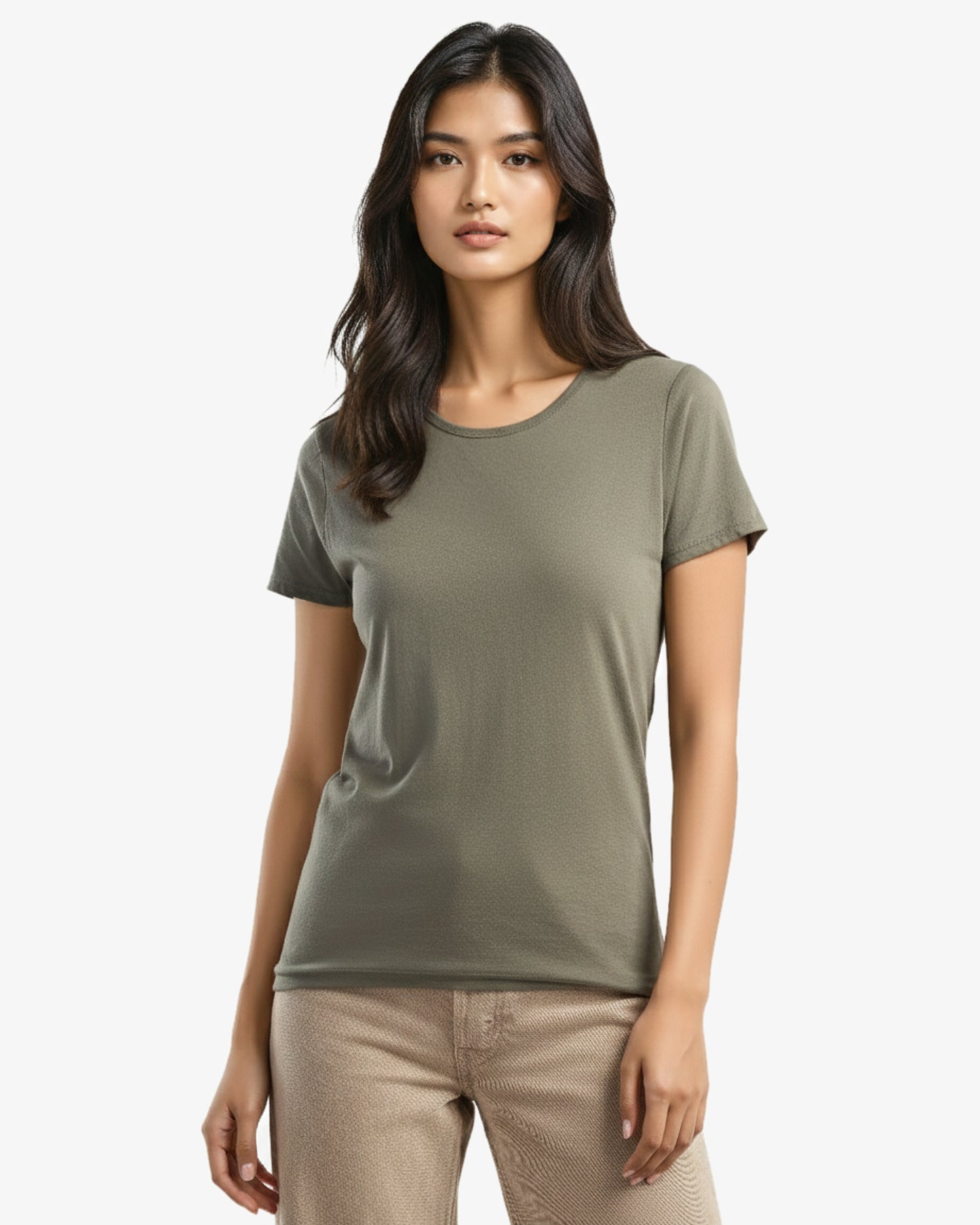 Bamboo Ladies Crewneck T