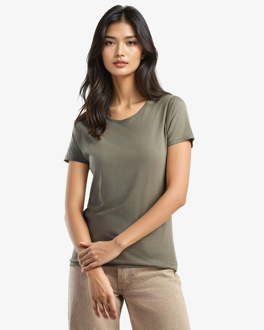 Bamboo Ladies Crewneck T