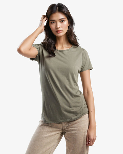 Bamboo Ladies Crewneck T