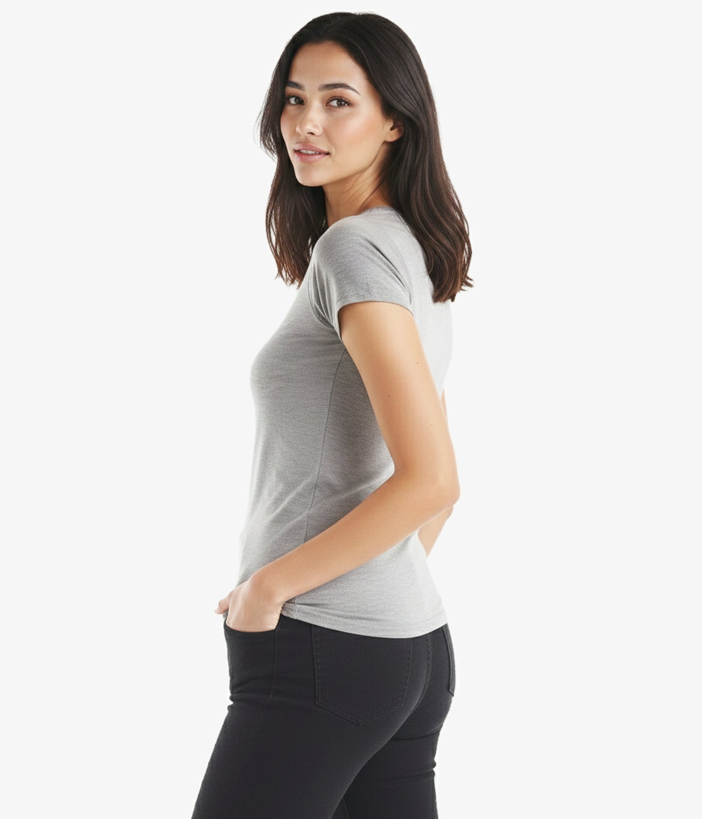 Bamboo Ladies Crewneck T