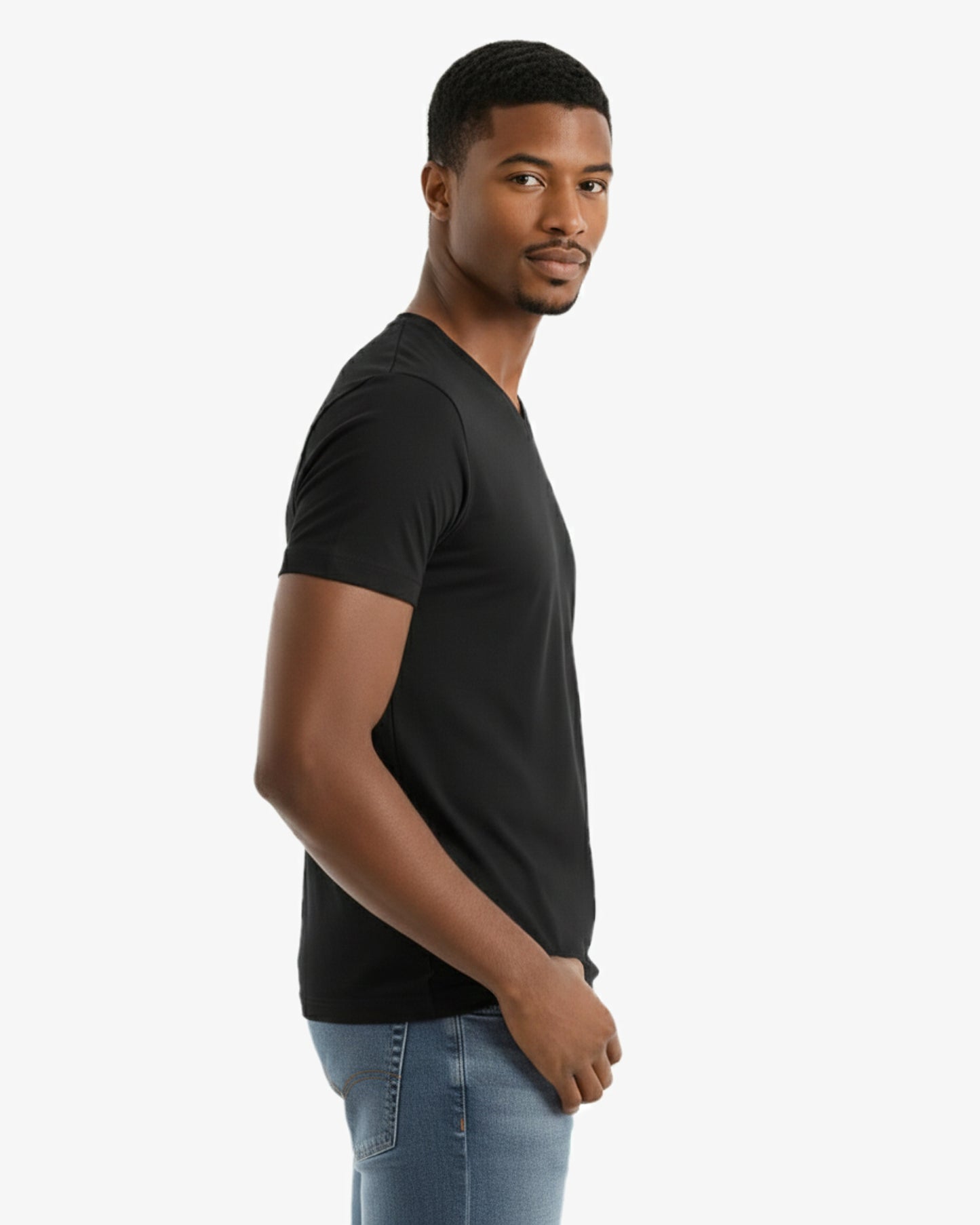 Bamboo Slim Fit V-Neck T-Shirt