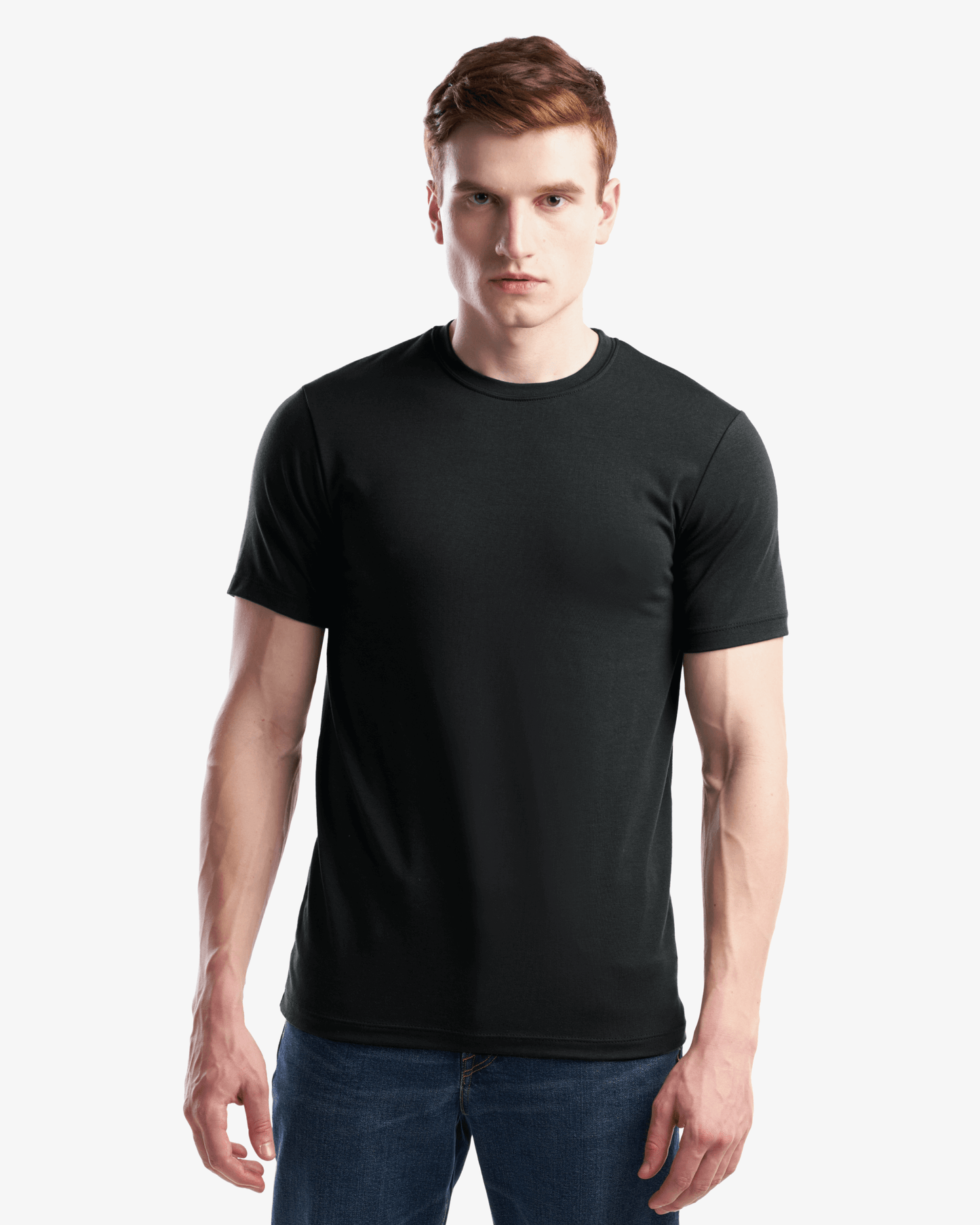 Bamboo Stretch Slim Fit Crew