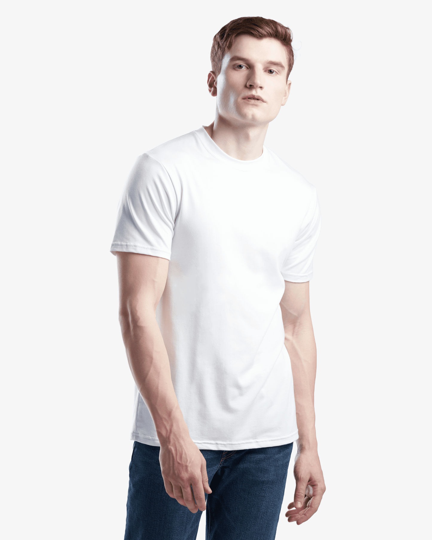Bamboo Stretch Slim Fit Crew