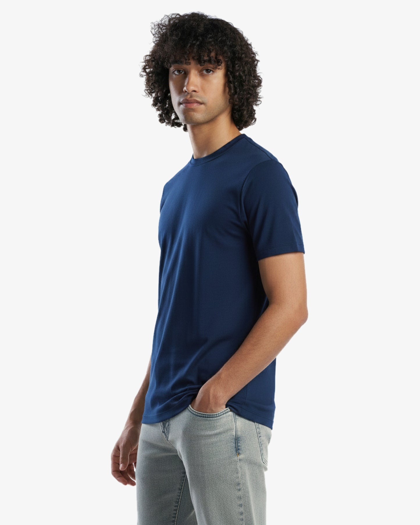 Bamboo Stretch Slim Fit Crew