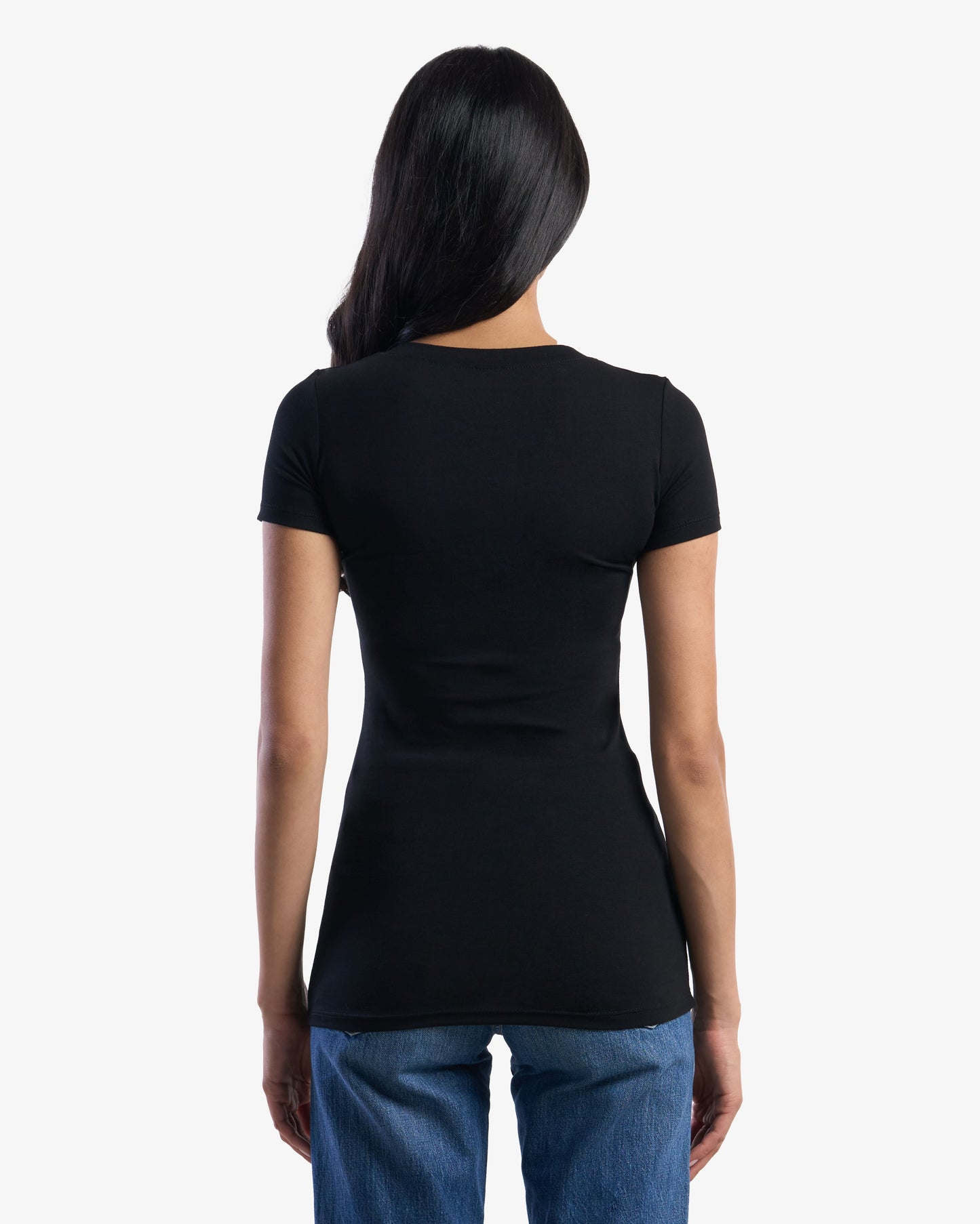 Bamboo Stretch Deep V Neck