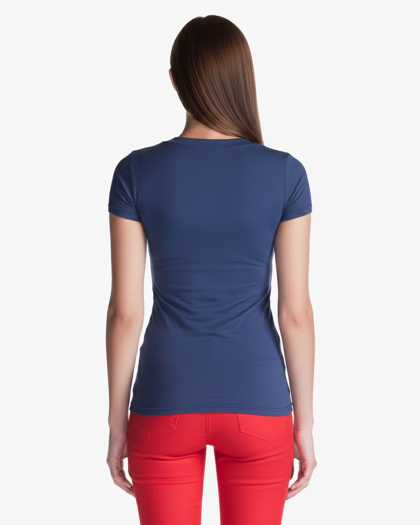 Bamboo Stretch Deep V Neck