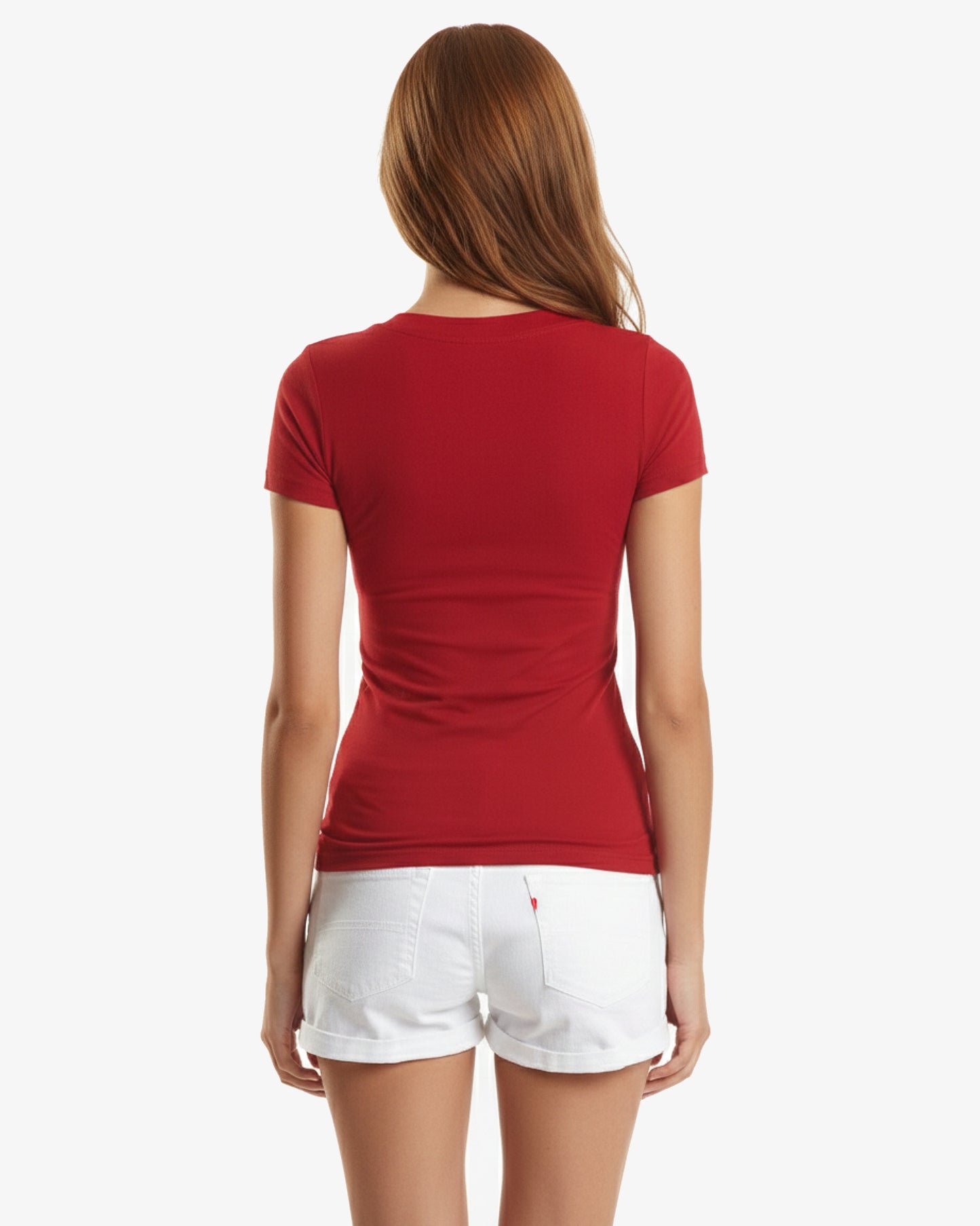 Bamboo Stretch Deep V Neck