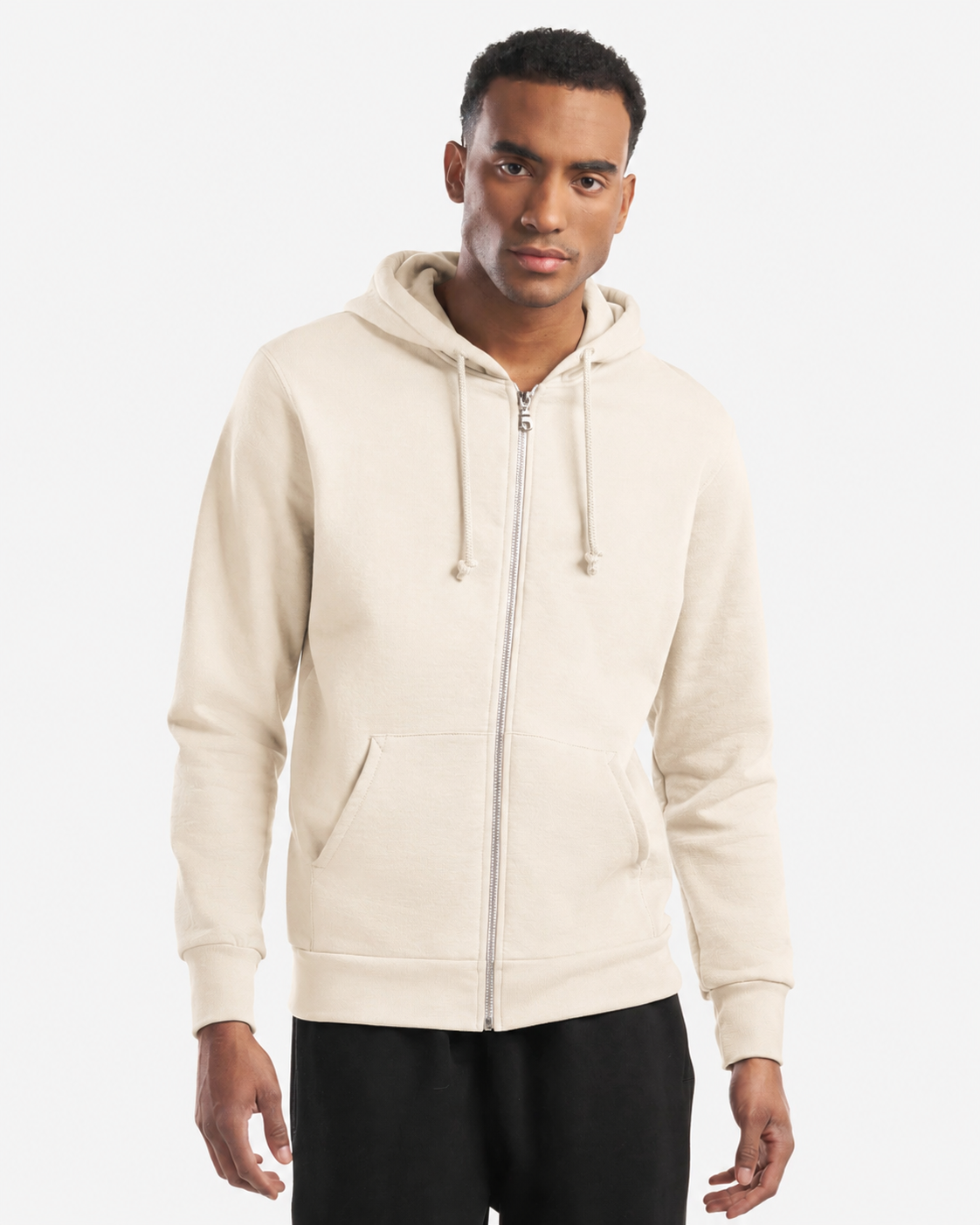 Organic Cotton Full Zip Hooded Sweatshirt