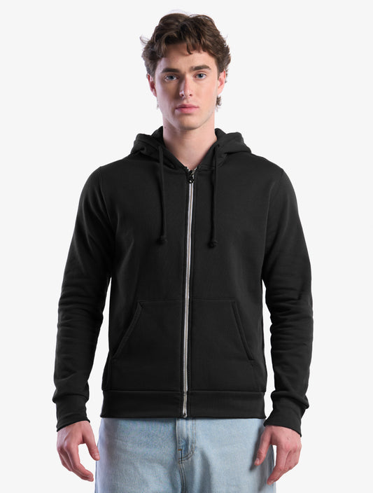 Organic Cotton Full Zip Hooded Sweatshirt