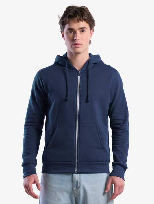 Organic Cotton Full Zip Hooded Sweatshirt