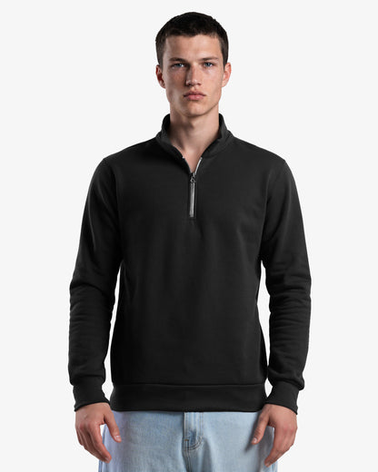 Organic Cotton Quarter Zip Sweatshirt