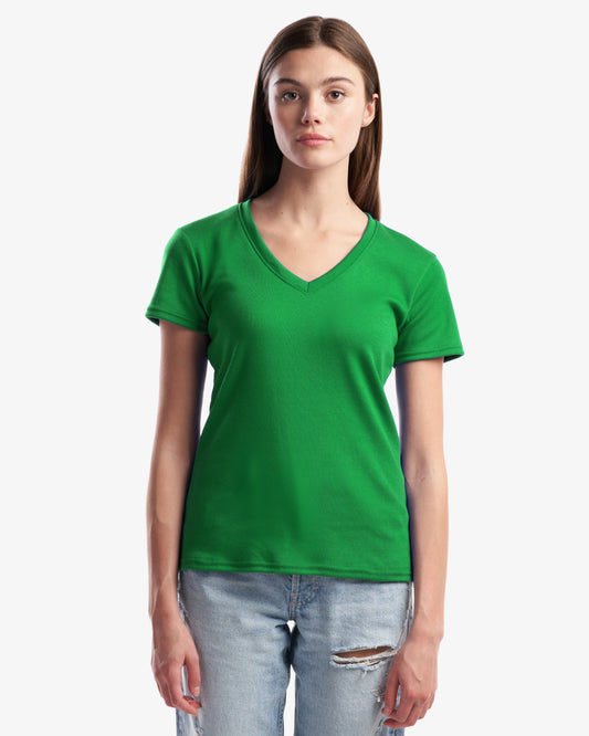 Ladies Interlock V-Neck