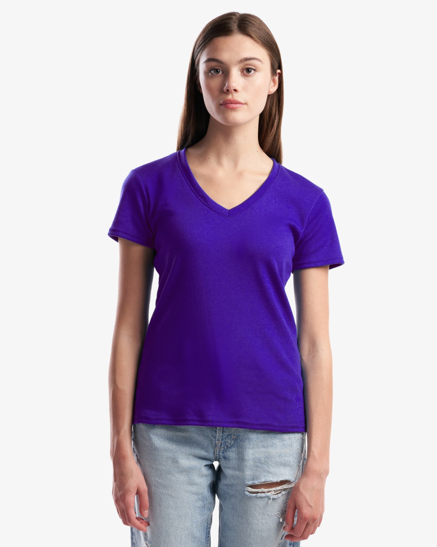 Ladies Interlock V-Neck