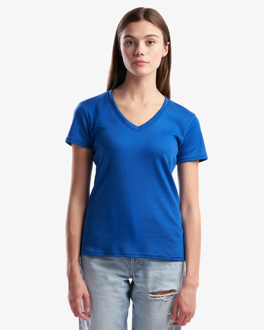 Ladies Interlock V-Neck