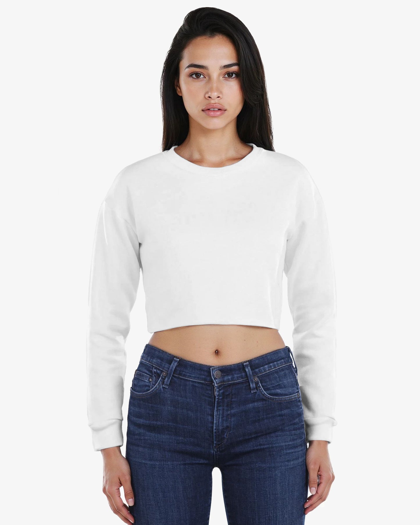 Ladies Crop Sweatshirt