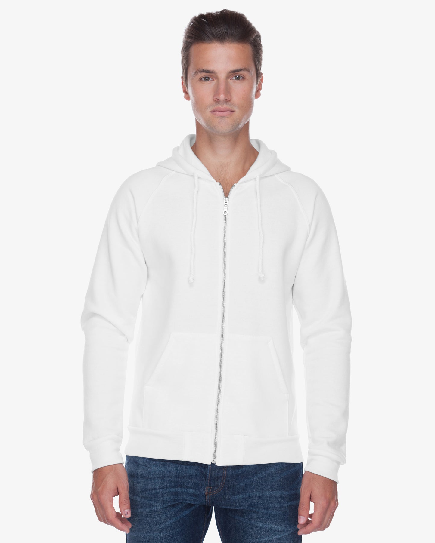 Two-Tone Raglan Full Zip Hoody
