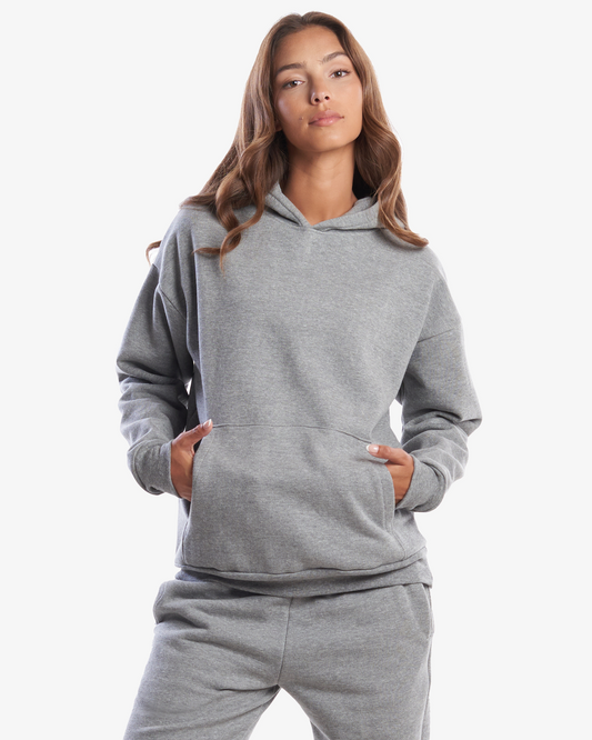 Unisex Dropshoulder Hooded Sweatshirt