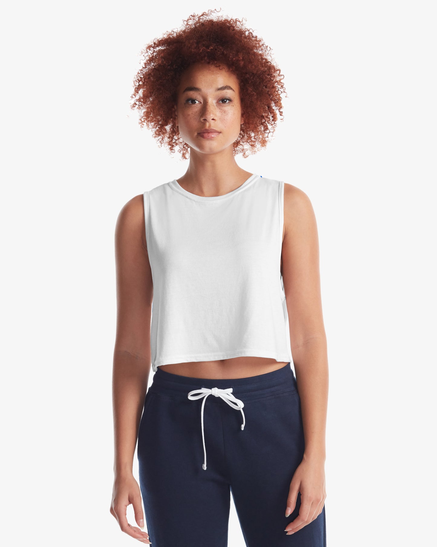 Ladies Bamboo Crop Tank Top