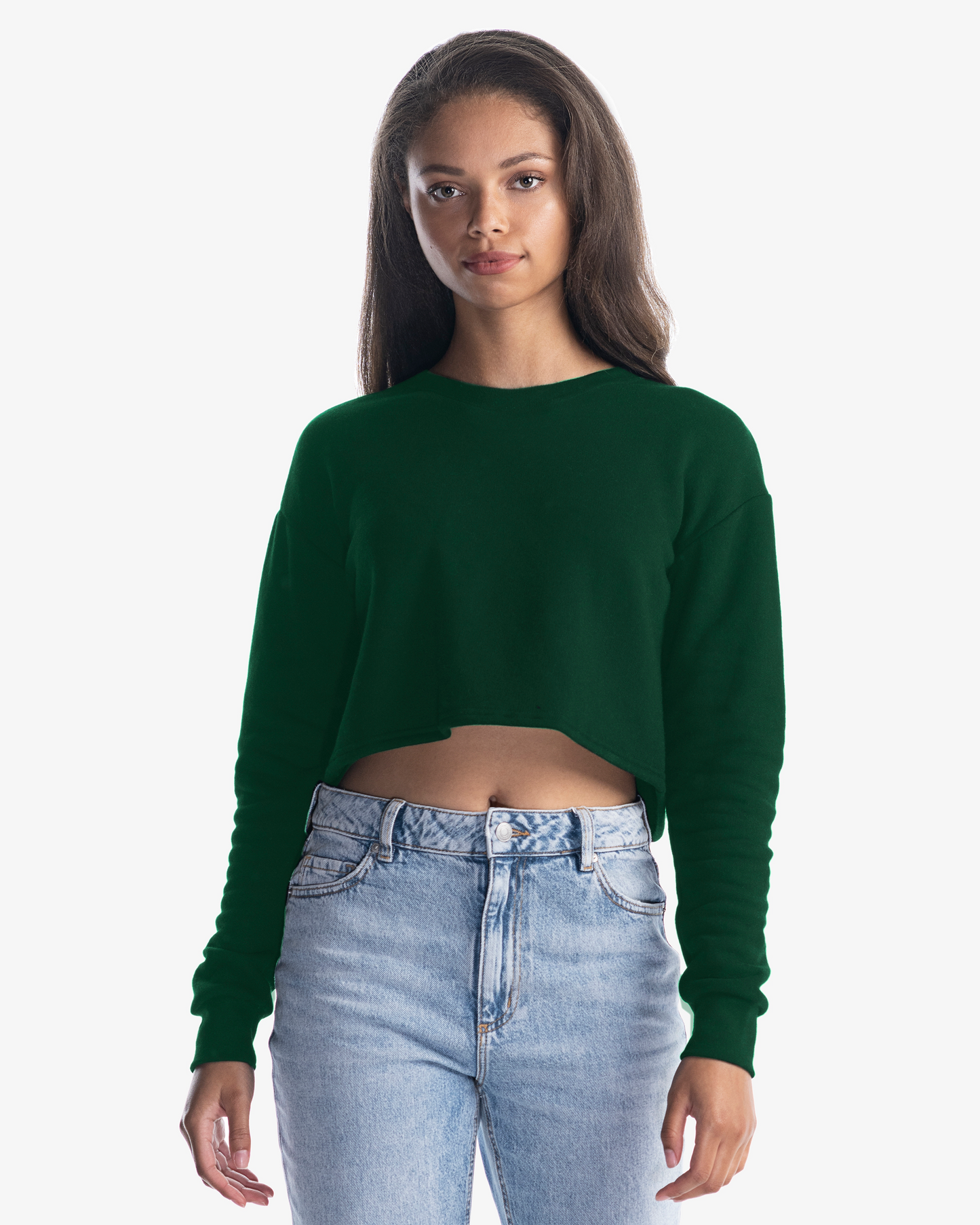 Bamboo Crop Sweatshirt