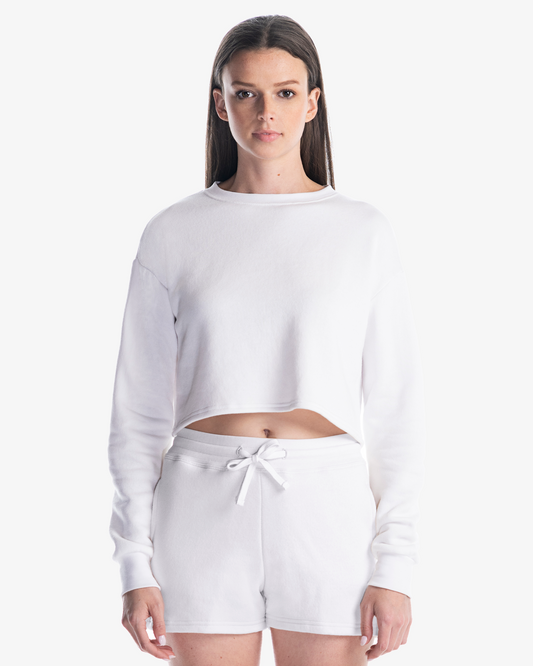 Bamboo Crop Sweatshirt