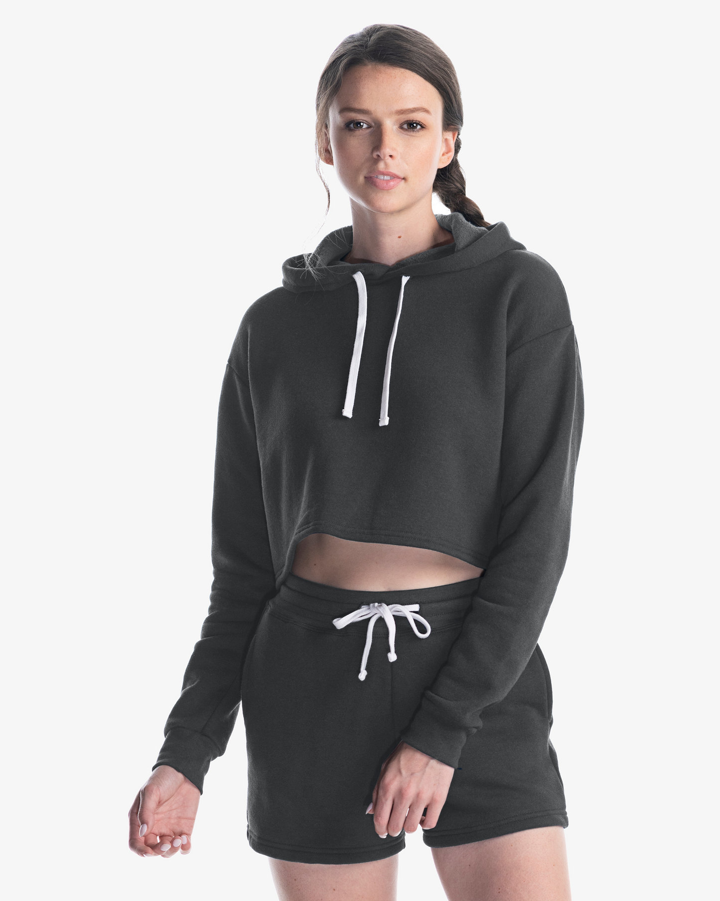Bamboo Crop Hoodie