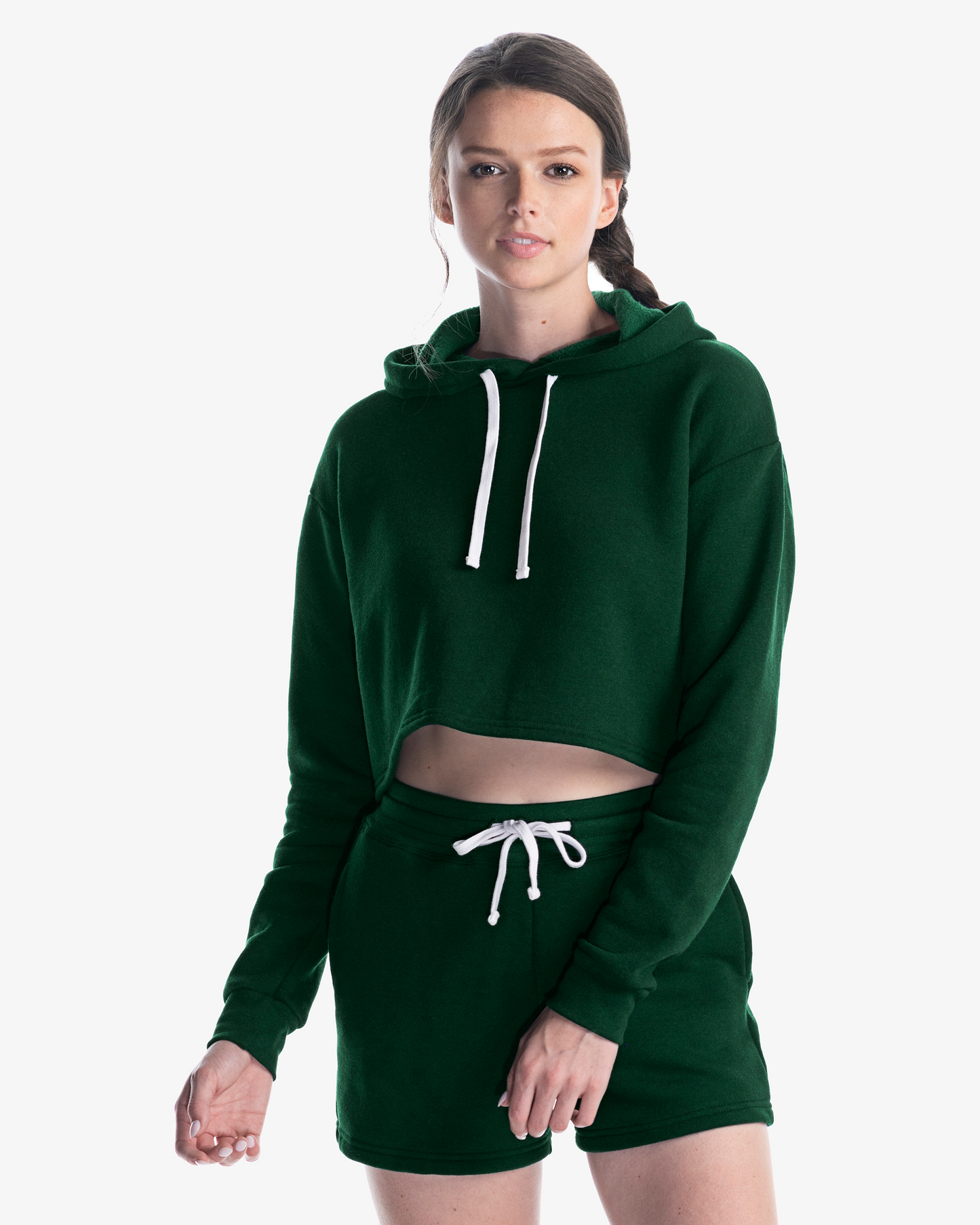 Bamboo Crop Hoodie