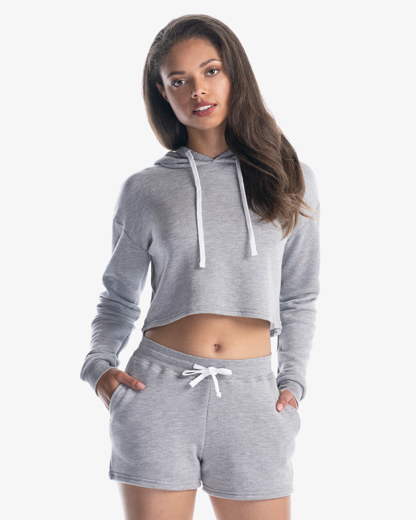 Bamboo Crop Hoodie