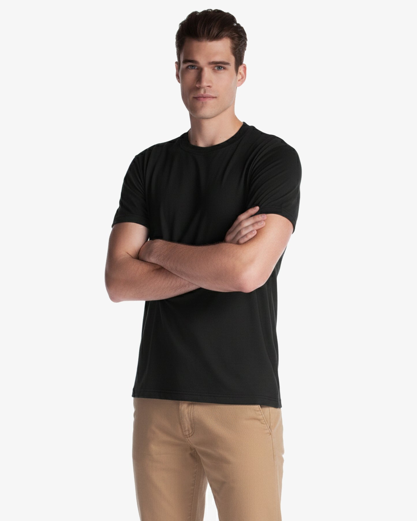 Slim Fit Bamboo Crew Neck T-Shirt