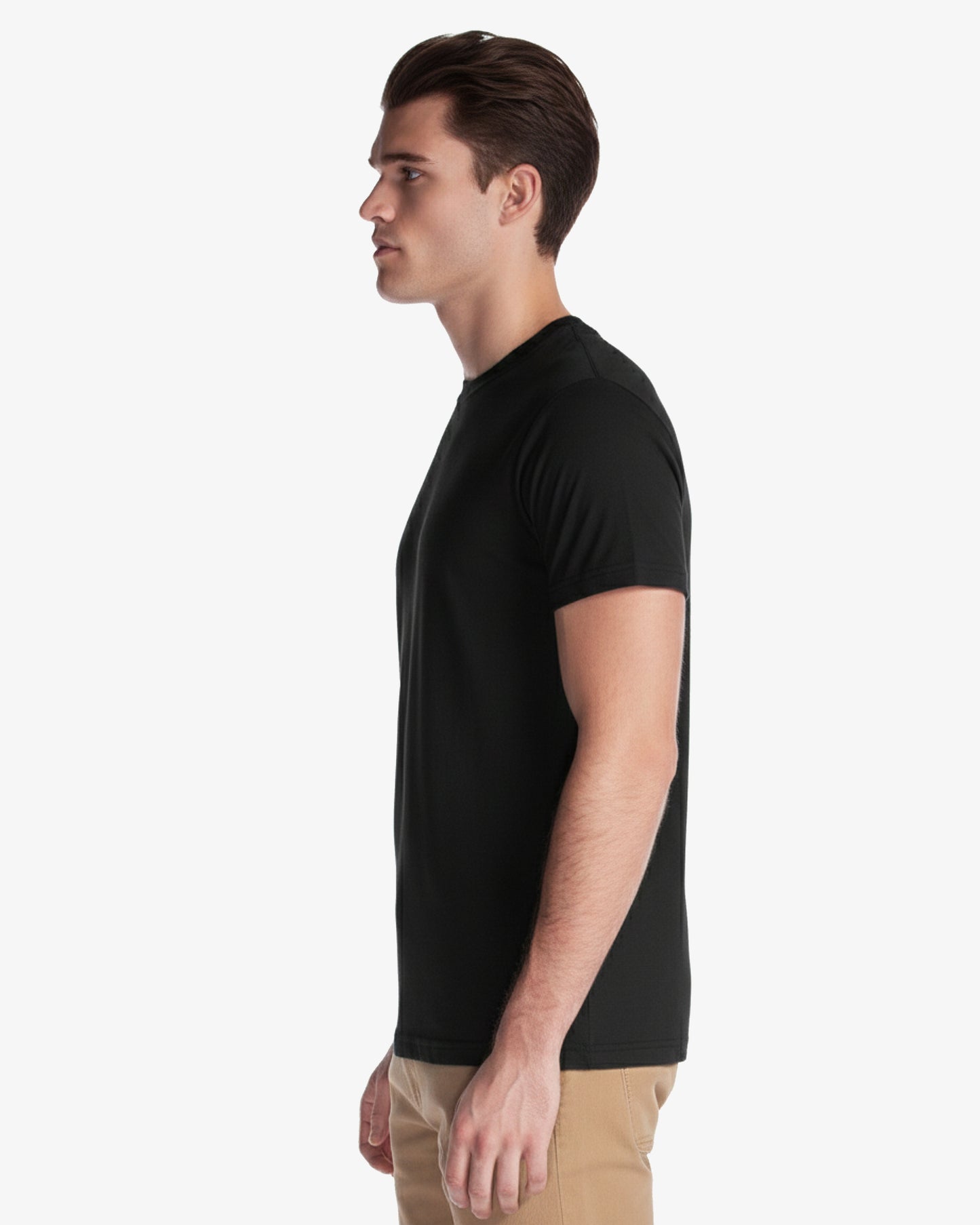 Slim Fit Bamboo Crew Neck T-Shirt