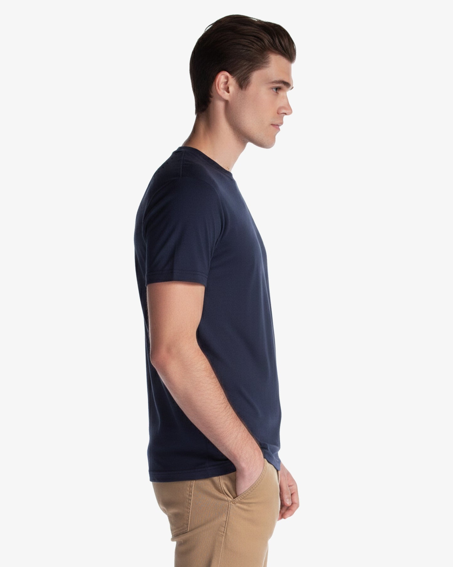 Slim Fit Bamboo Crew Neck T-Shirt