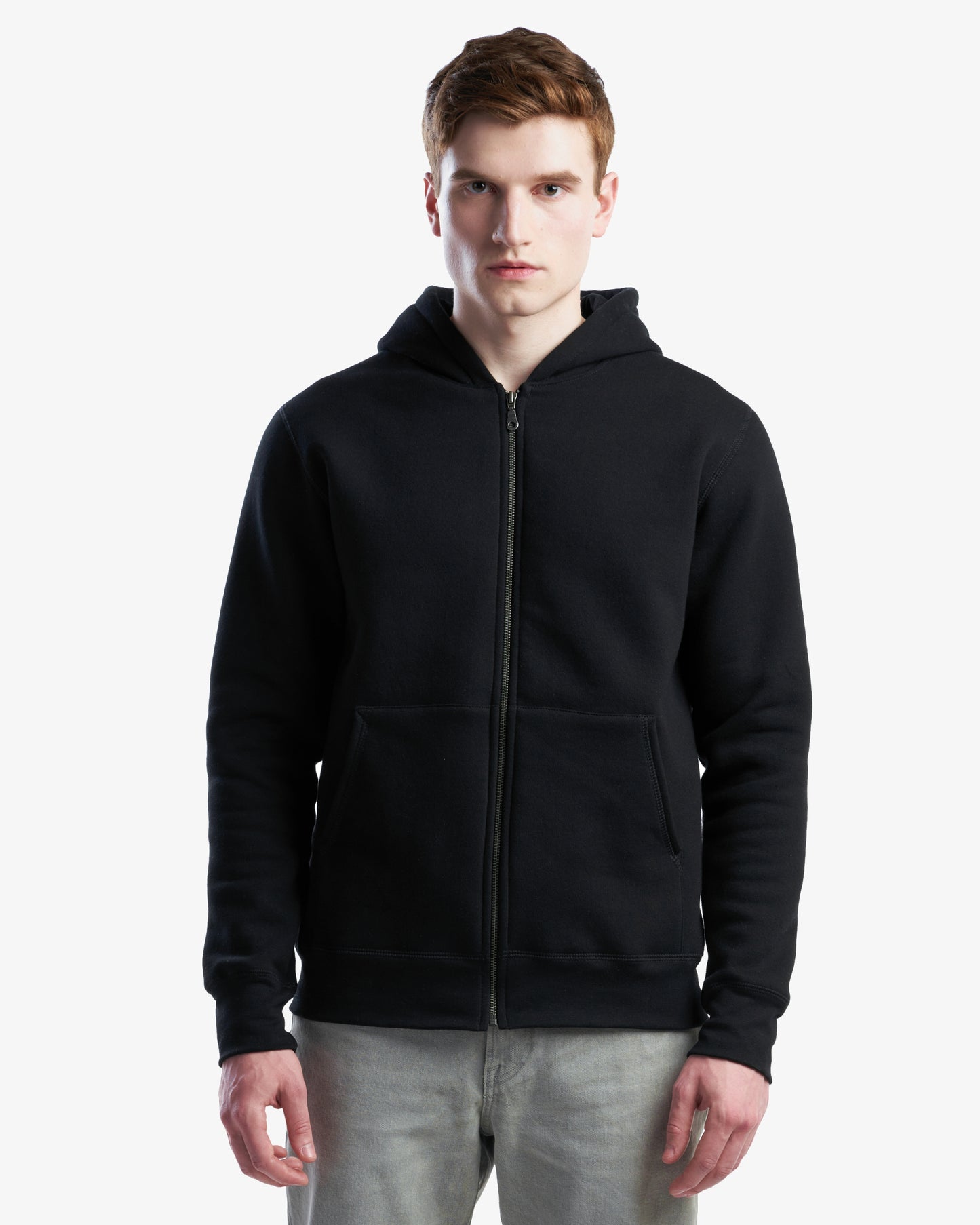 Premium Eco Fleece Full-Zip Hooded Sweatshirt