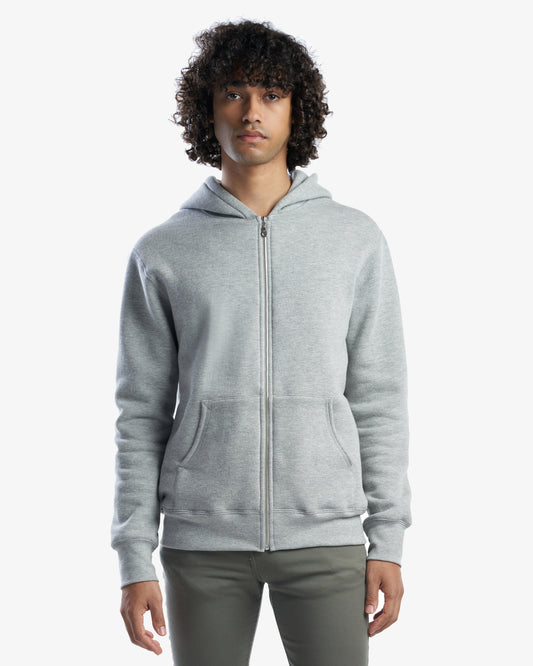 Premium Eco Fleece Full-Zip Hooded Sweatshirt