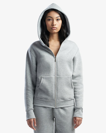 Premium Eco Fleece Full-Zip Hooded Sweatshirt